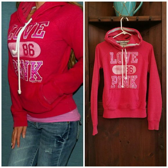 PINK Victoria's Secret Sweaters - Victoria's Secret Pink Pullover Hoodie